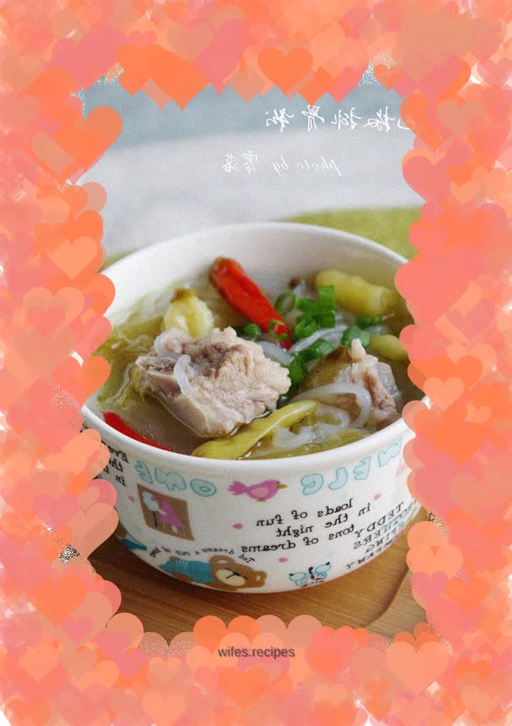 Pickled pepper pork ribs powder