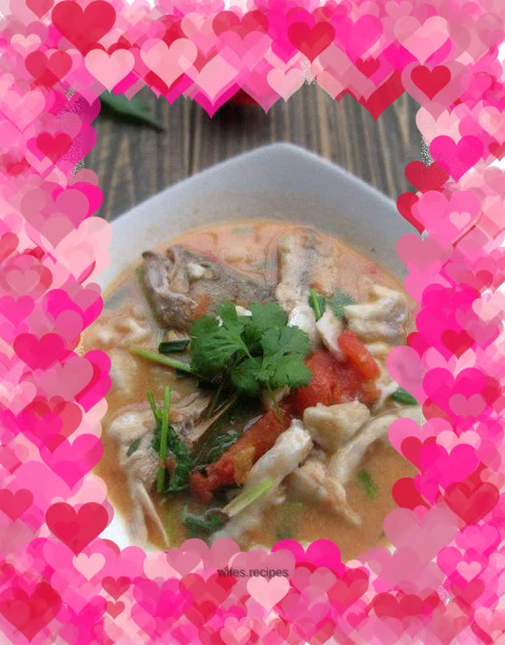 Stewed seabass with turnip tomatoes