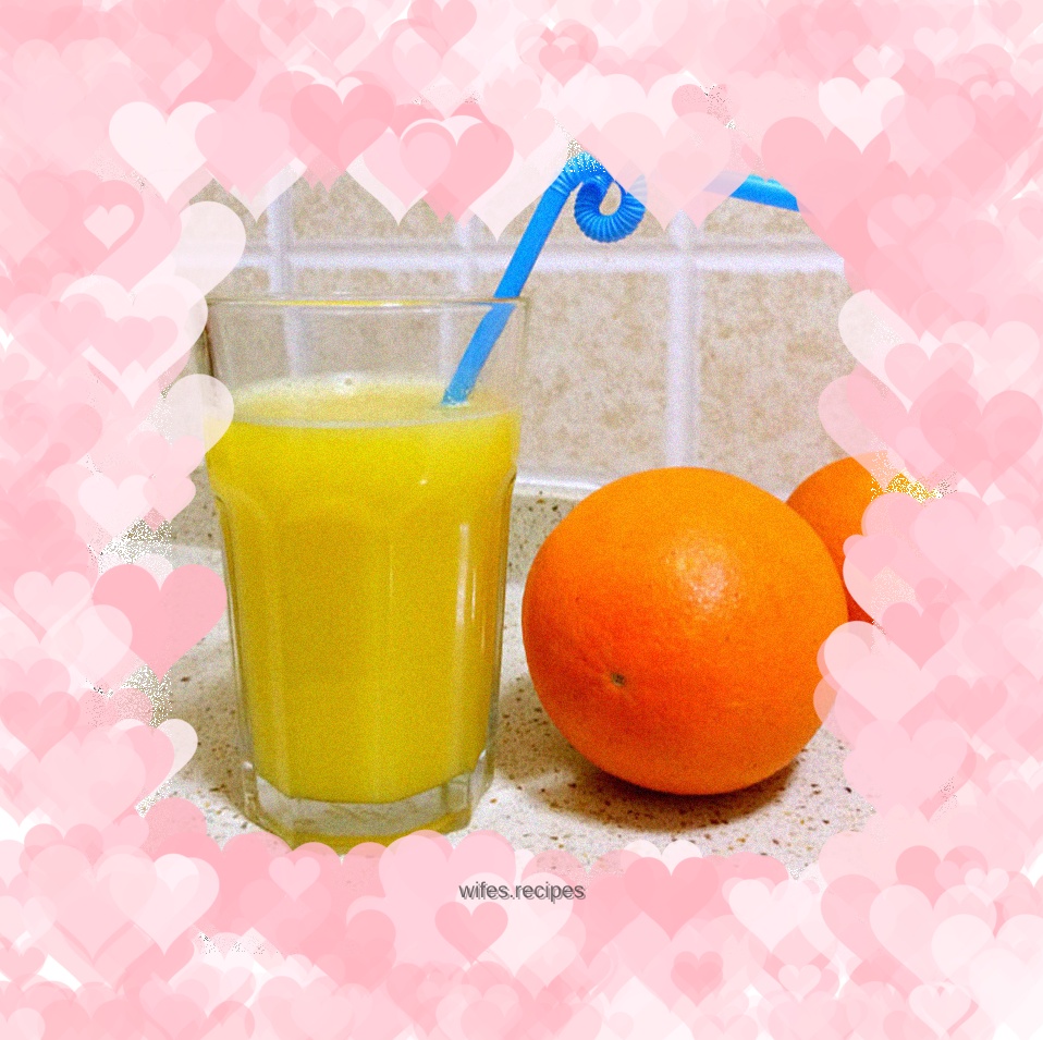 Fresh orange juice