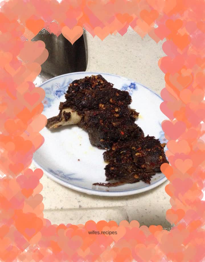 Pan-fried lamb shank