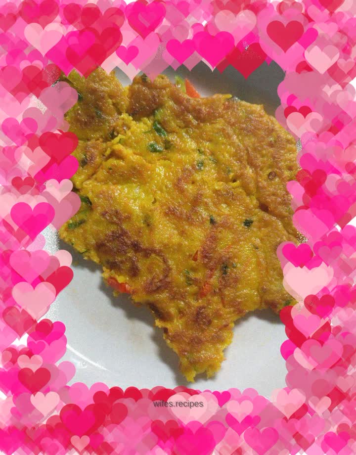 Zucchini and Carrot Egg Pancake