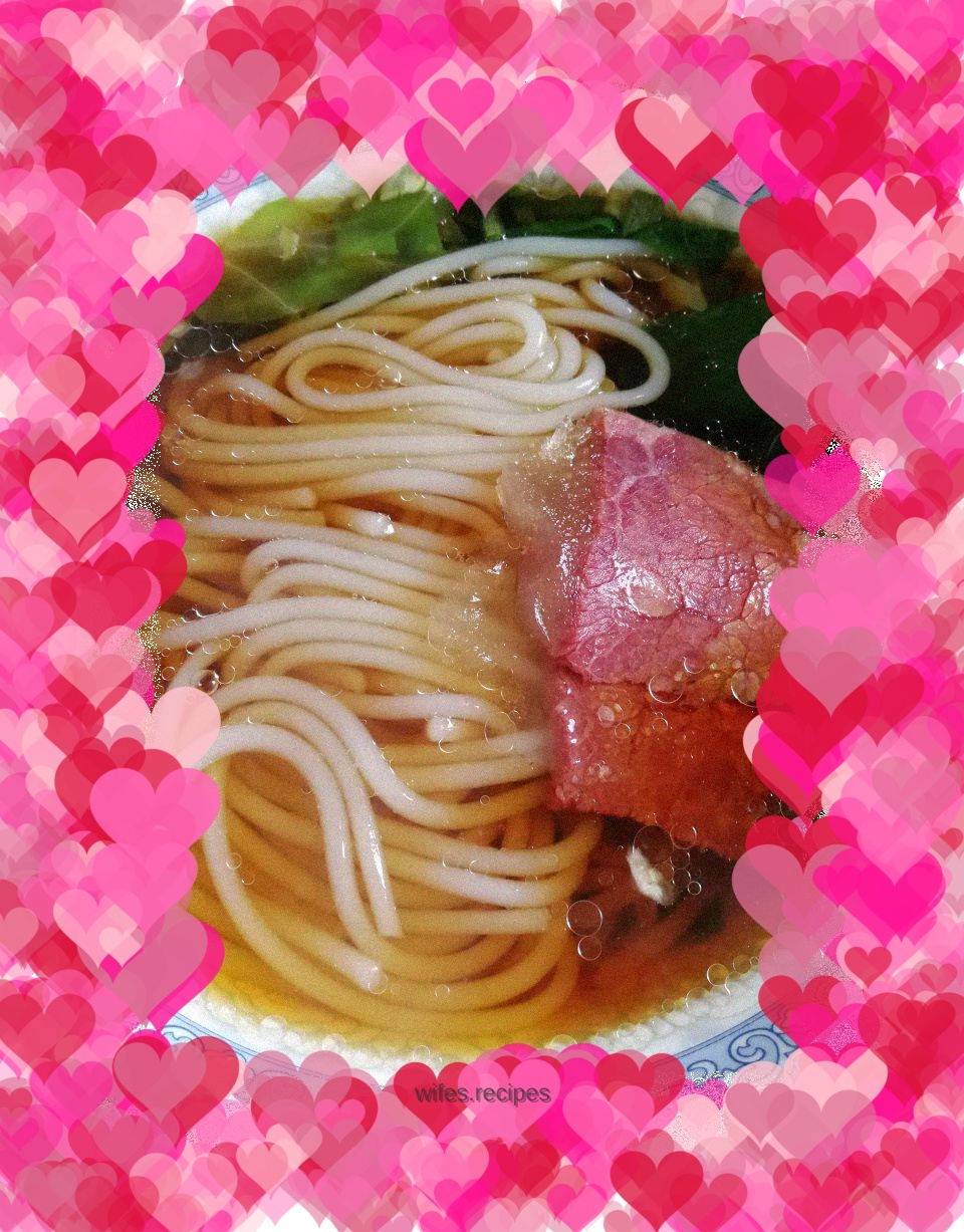 The simplest way to eat rice noodles