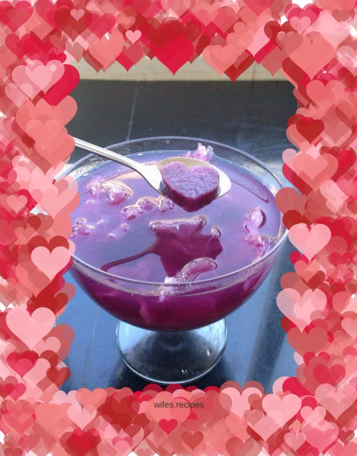 Purple Sweet Potato, Tremella and Lotus Seed Soup