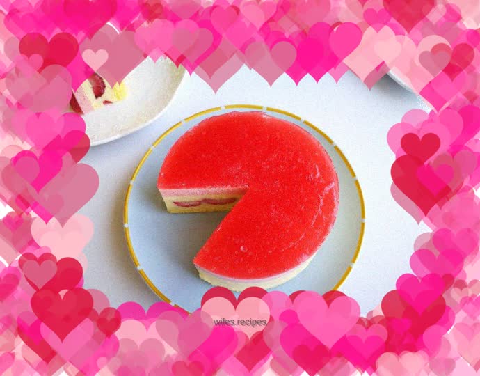 Strawberry mousse cake