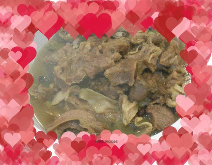 Homemade mutton stew