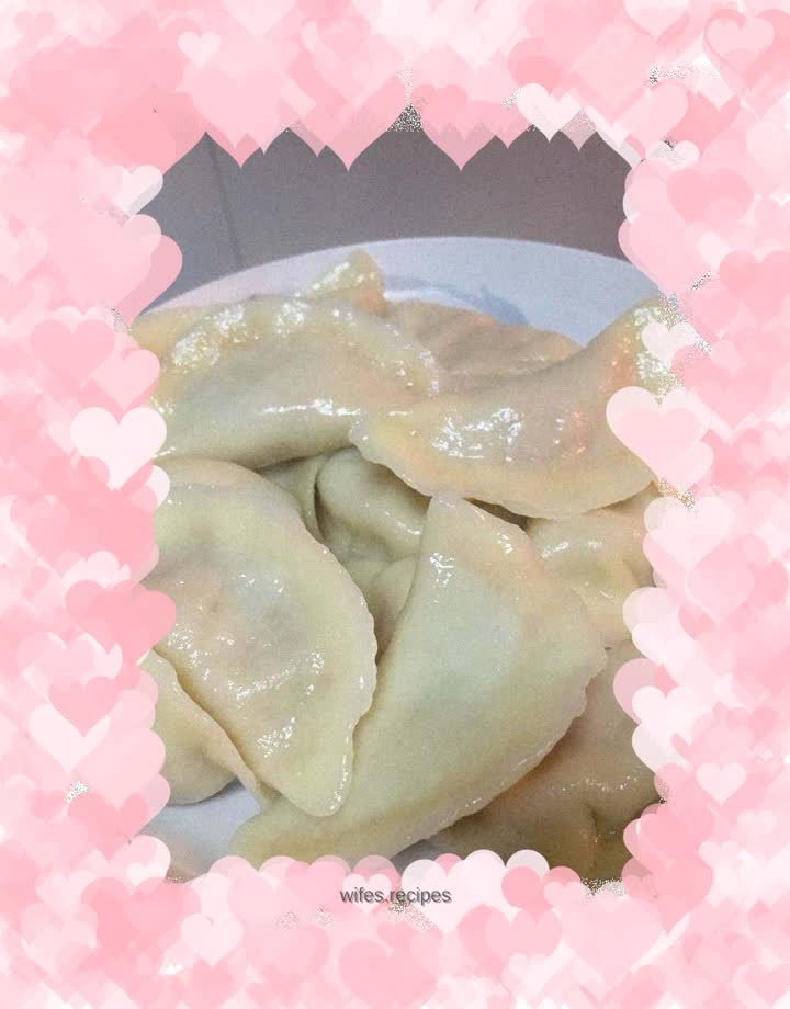 Carrot and meat dumplings