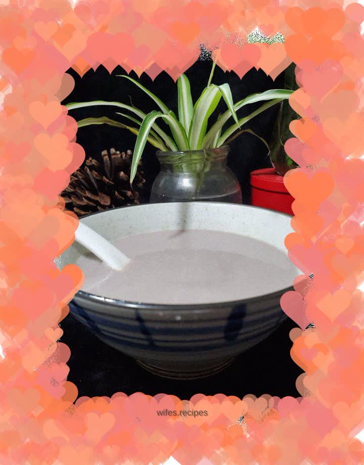 Red bean nutritional soy milk