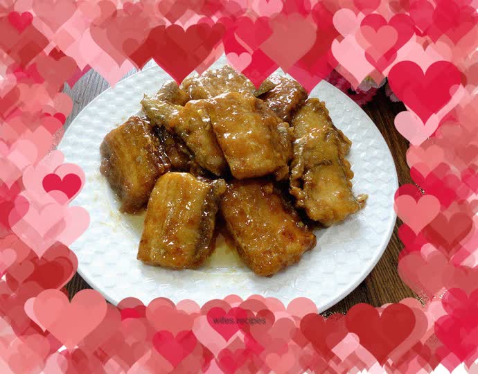 Braised hairtail fish