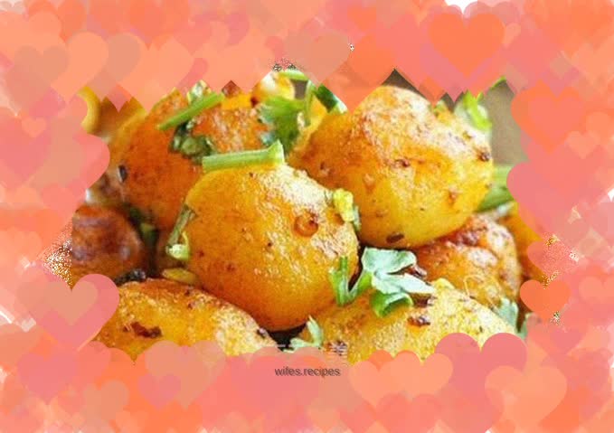 Garlic baby potatoes