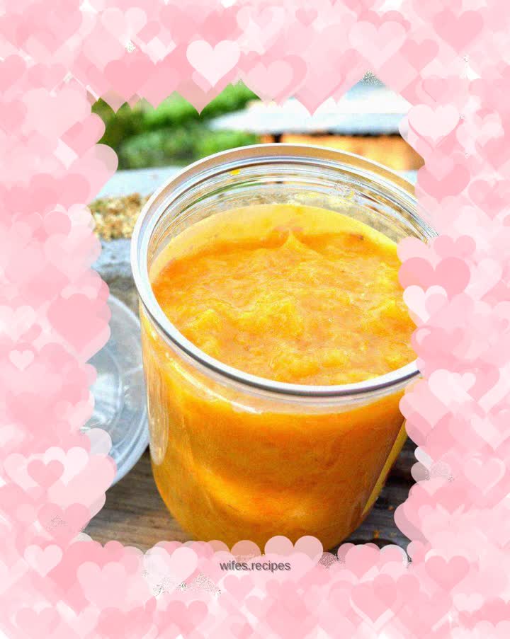 Homemade orange jam