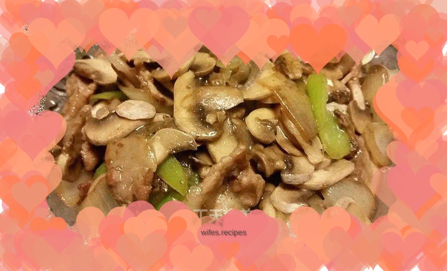 Mushroom Pork Slices