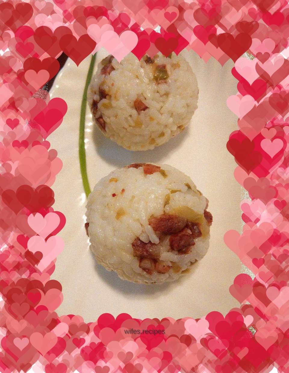 Sausage rice balls