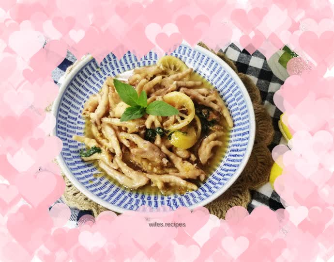 Spicy Lemon Chicken Feet