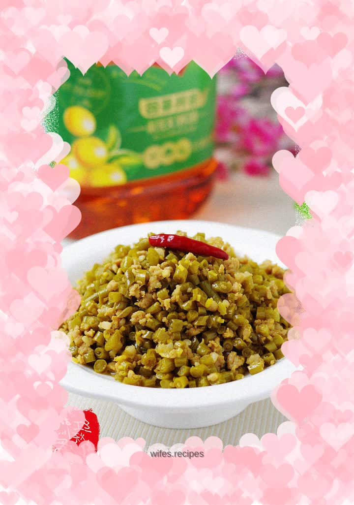 Minced Pork and Sour Cowpeas