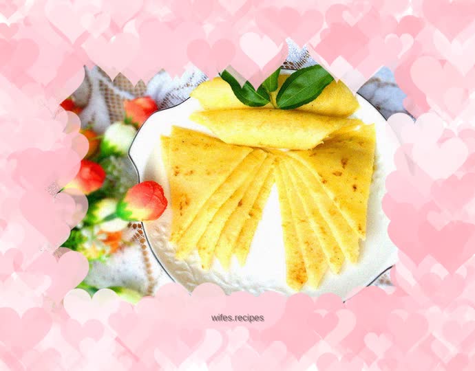 Pumpkin and Egg Soft Pancake