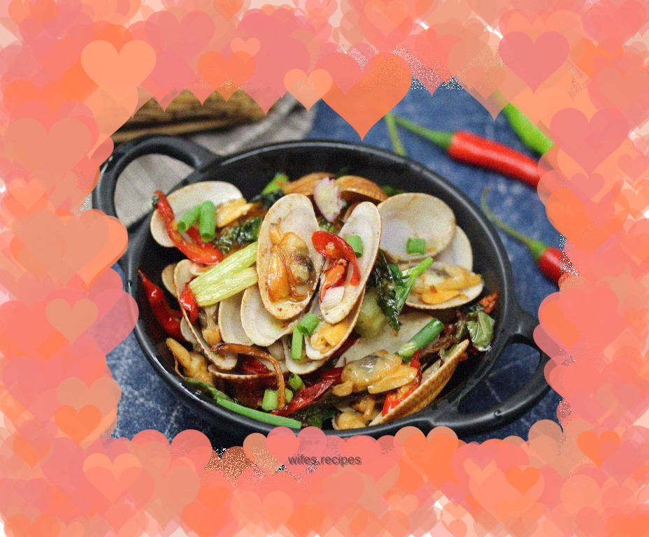 Stir-fried scallops with ginger and scallions