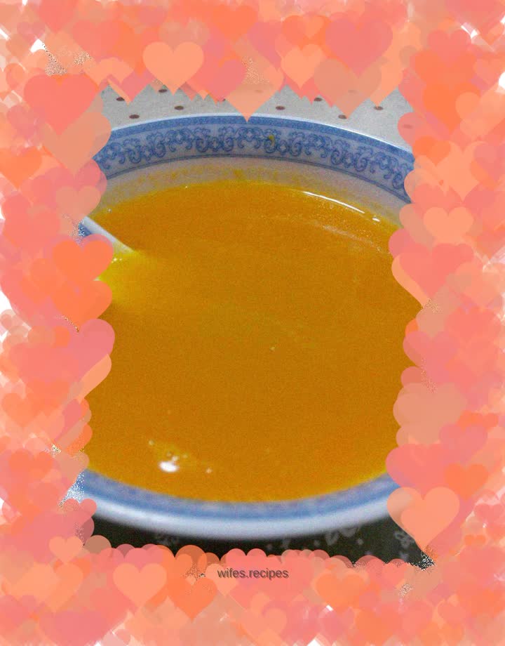 New version of golden pumpkin soup