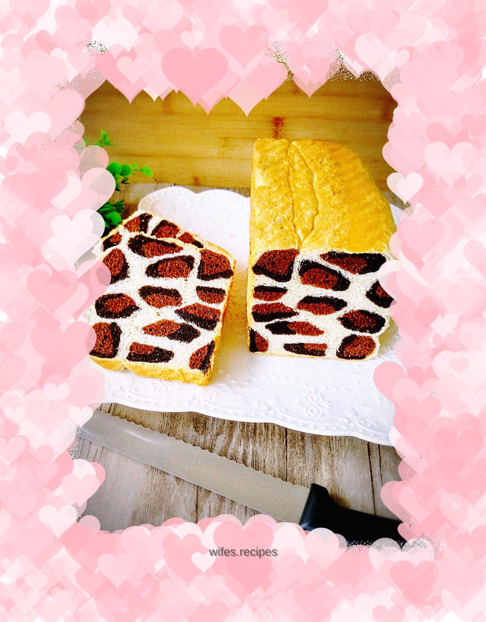 Leopard print toast