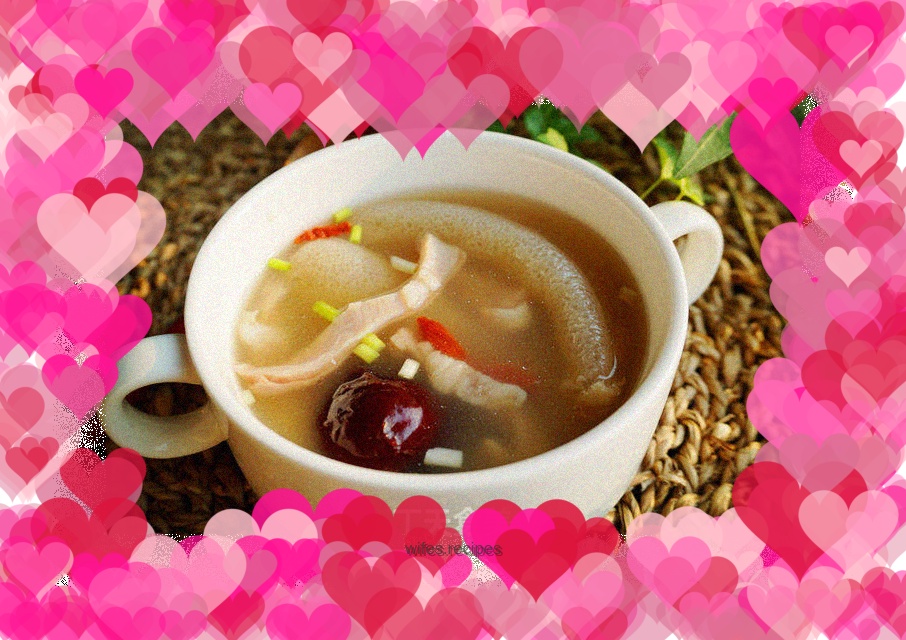 Pork belly and bamboo fungus soup