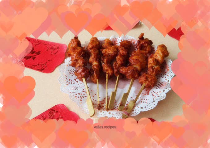 Fried skewers