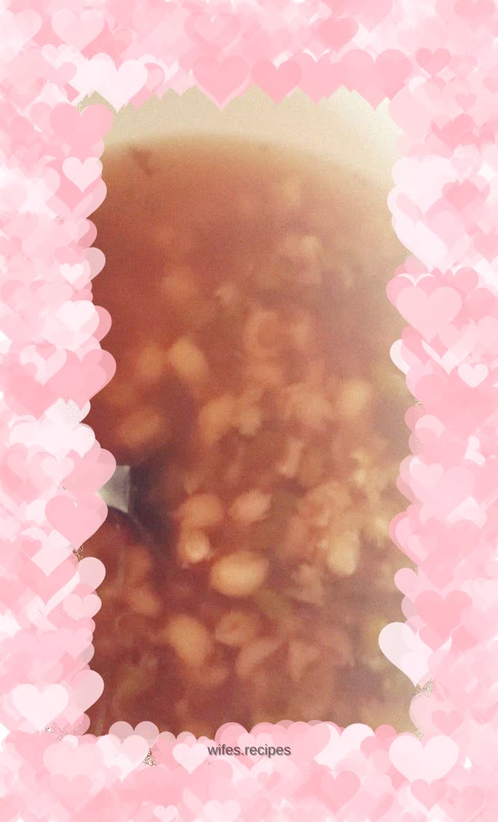 Wheat kernel mung bean porridge