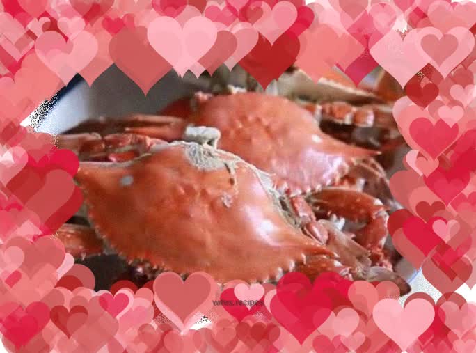 Steamed swimming crab