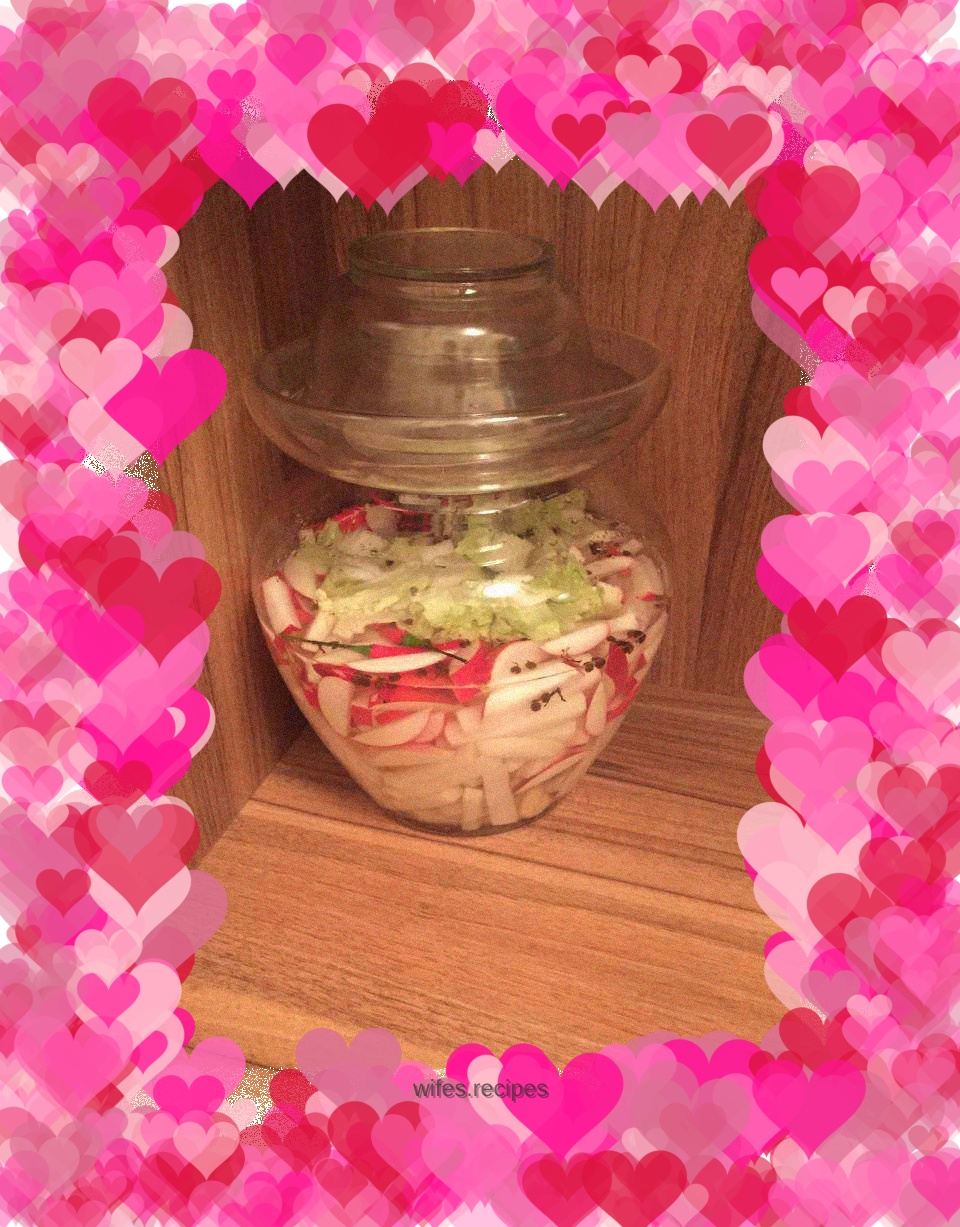 Pickled radish (homemade by Huakai)