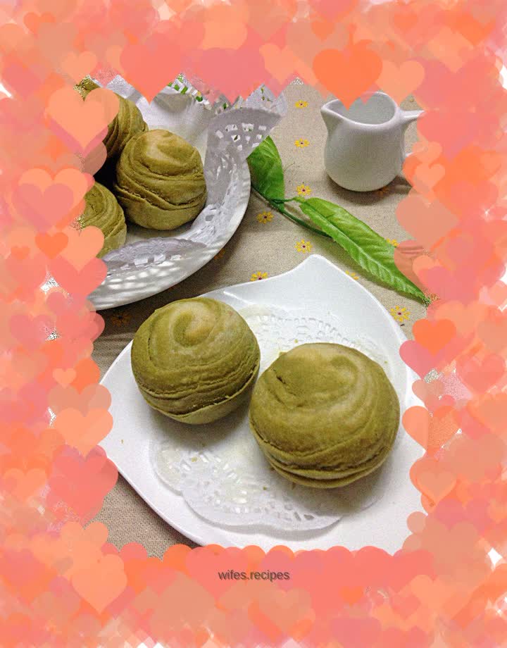 Purple Sweet Potato Egg Yolk Matcha Crisp