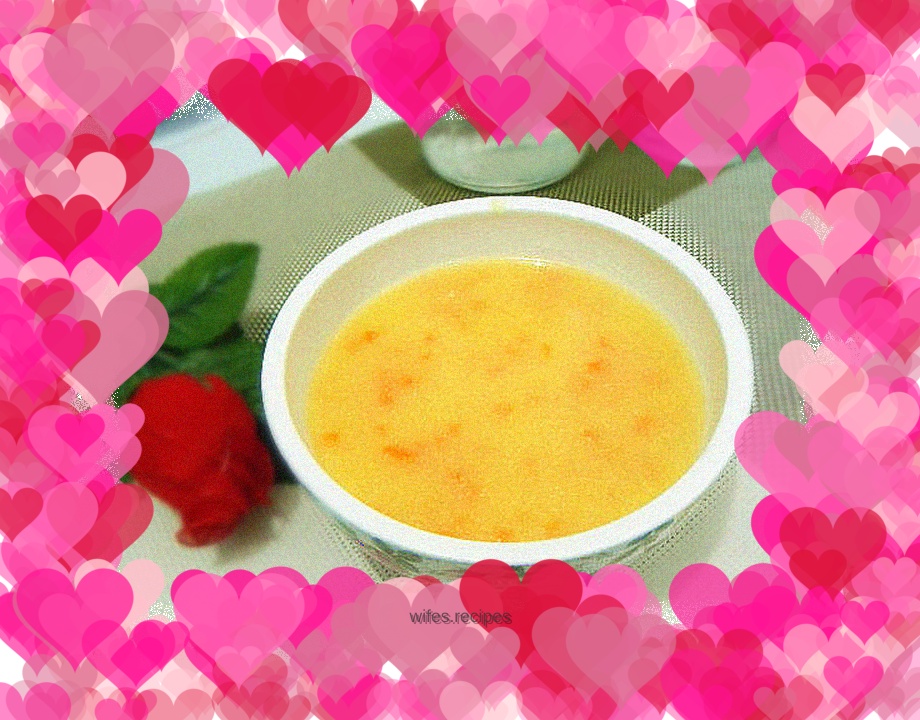 from the side Savory Diced Carrots and Polenta