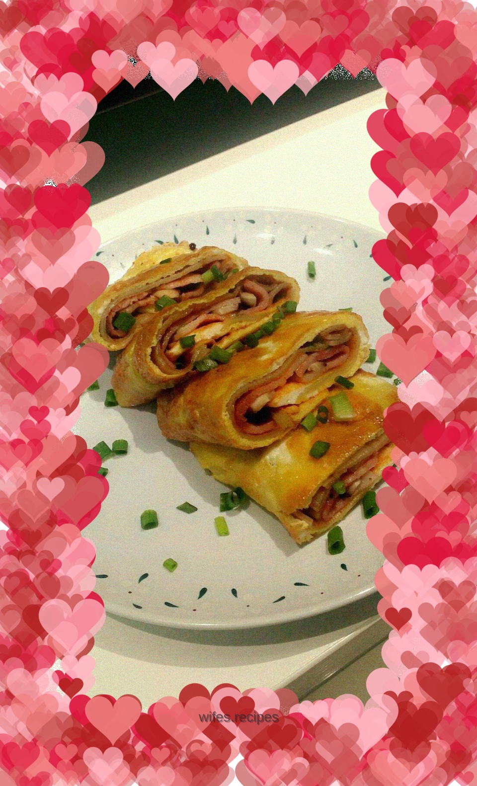 Bacon grilled cold noodles