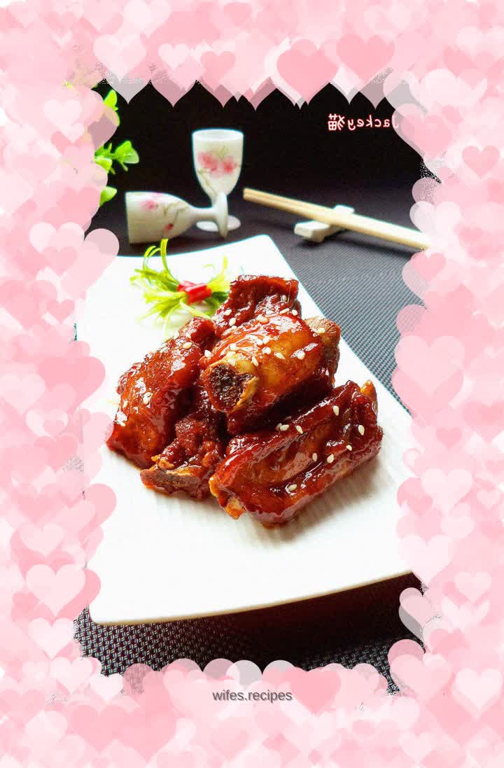 Grilled Pork Ribs with Sour Plum Sauce