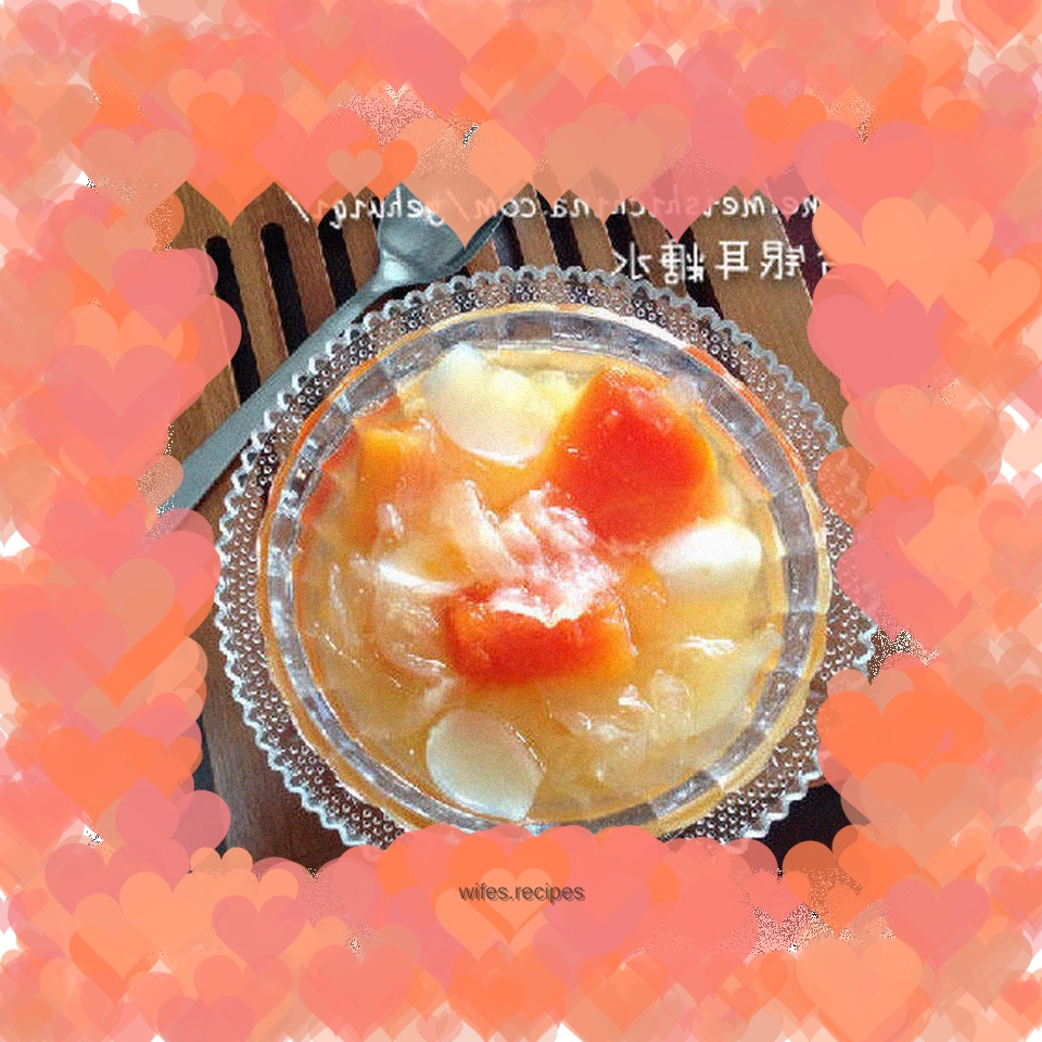 【Papaya Lily Tremella Sugar Water】