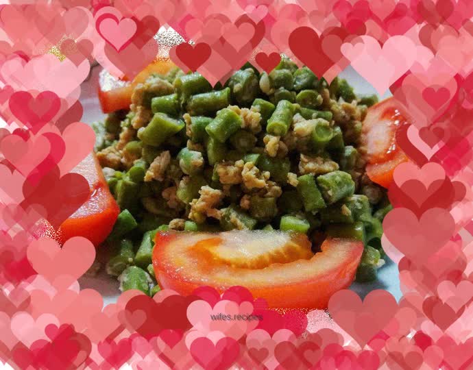 Egg, beans and beans