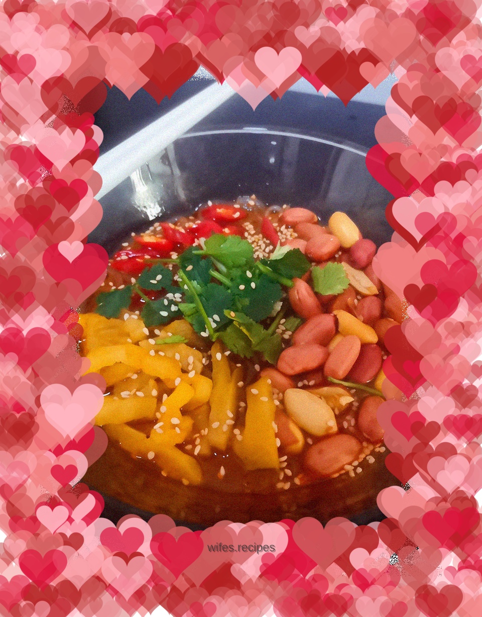 Hot and sour noodles (family version, easy to learn)