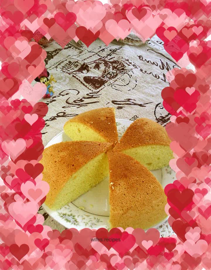 Oil-free and water-free rice cooker cake