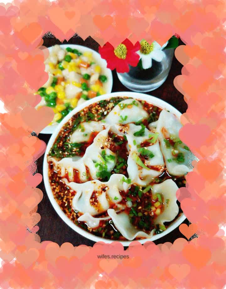 Hot and sour soup dumplings