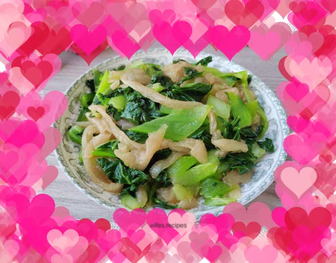 Fried Vermicelli with Green Vegetables