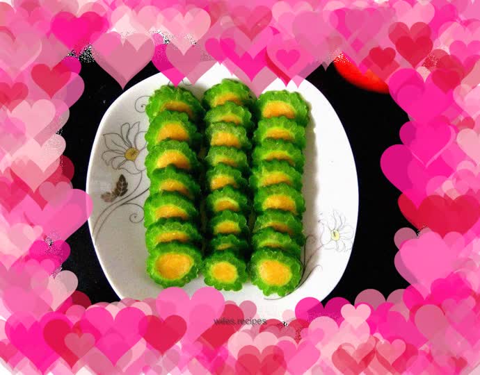 Bitter Melon and Sweet Potato Rings