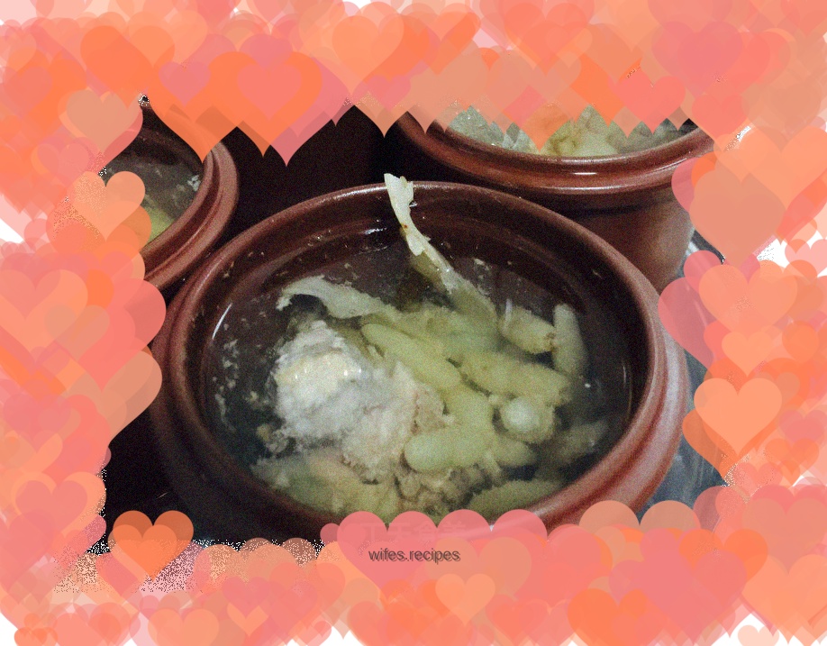 Ophiopogon japonicus and bamboo stewed dragon bone