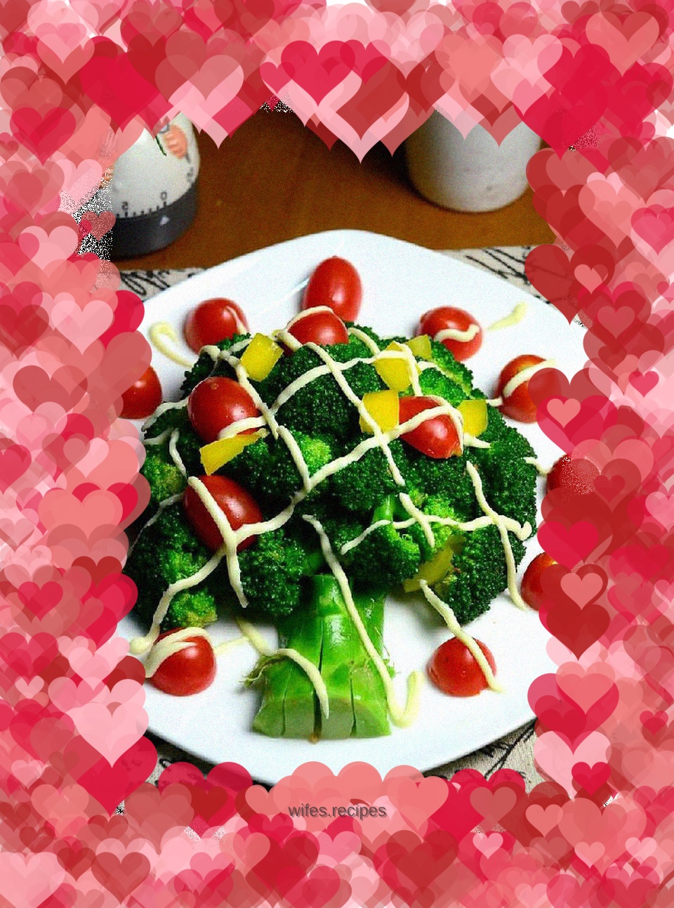 Christmas tree salad