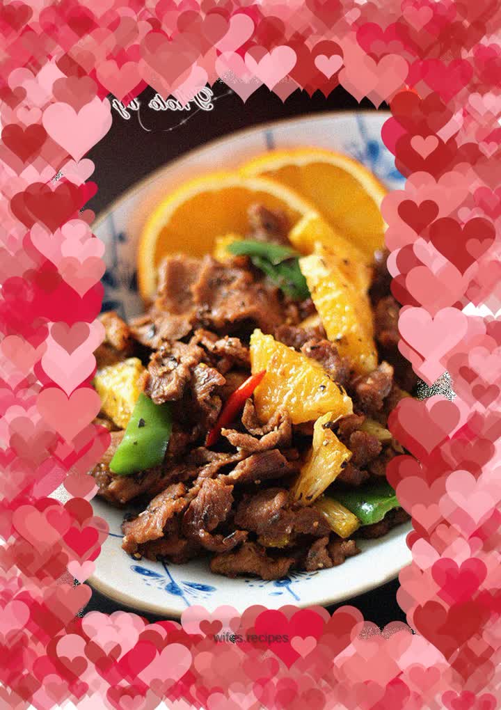 Sautéed Lamb with Orange