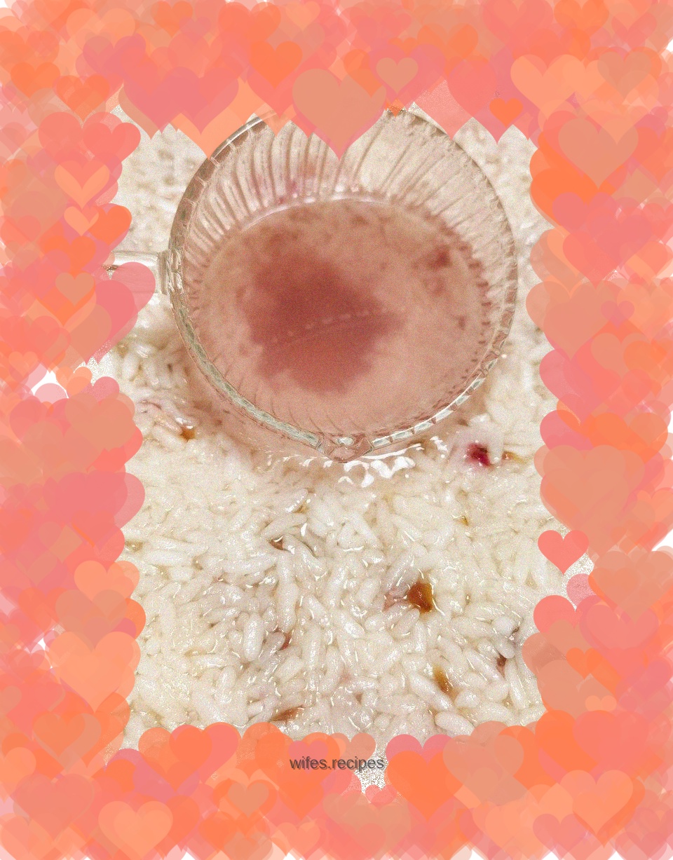 Rose rice wine