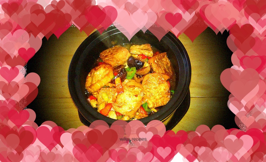 Fall in love with griddle pot dishes: Pan-fried tofu in griddle pot