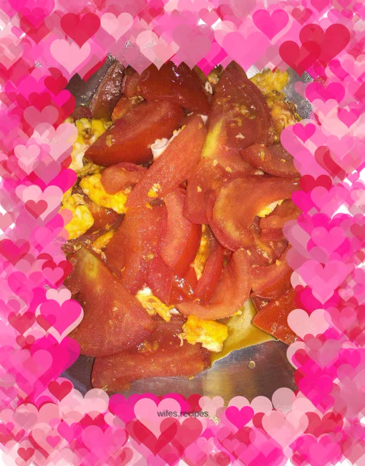Tomato scrambled eggs
