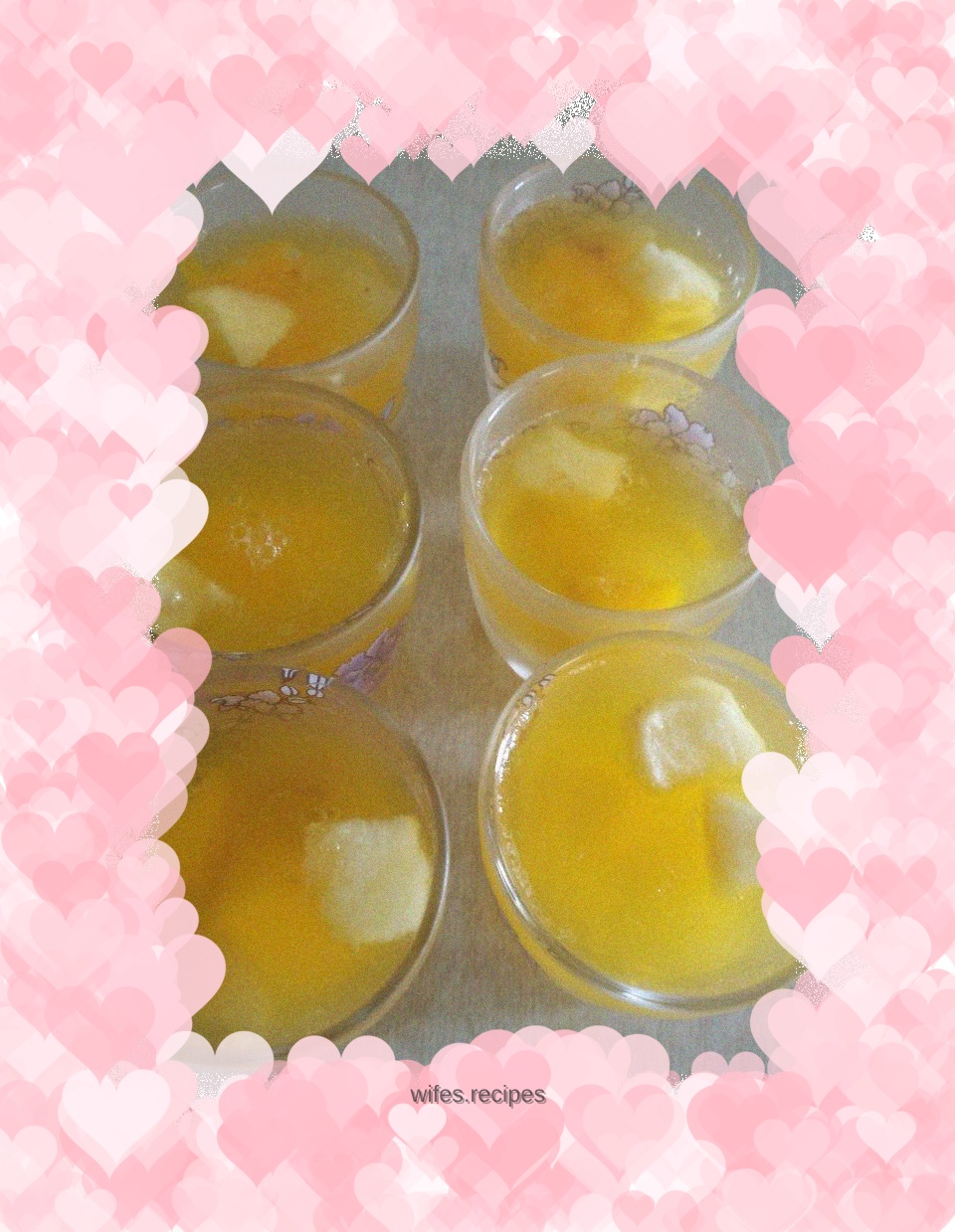 Delicious fruit jelly