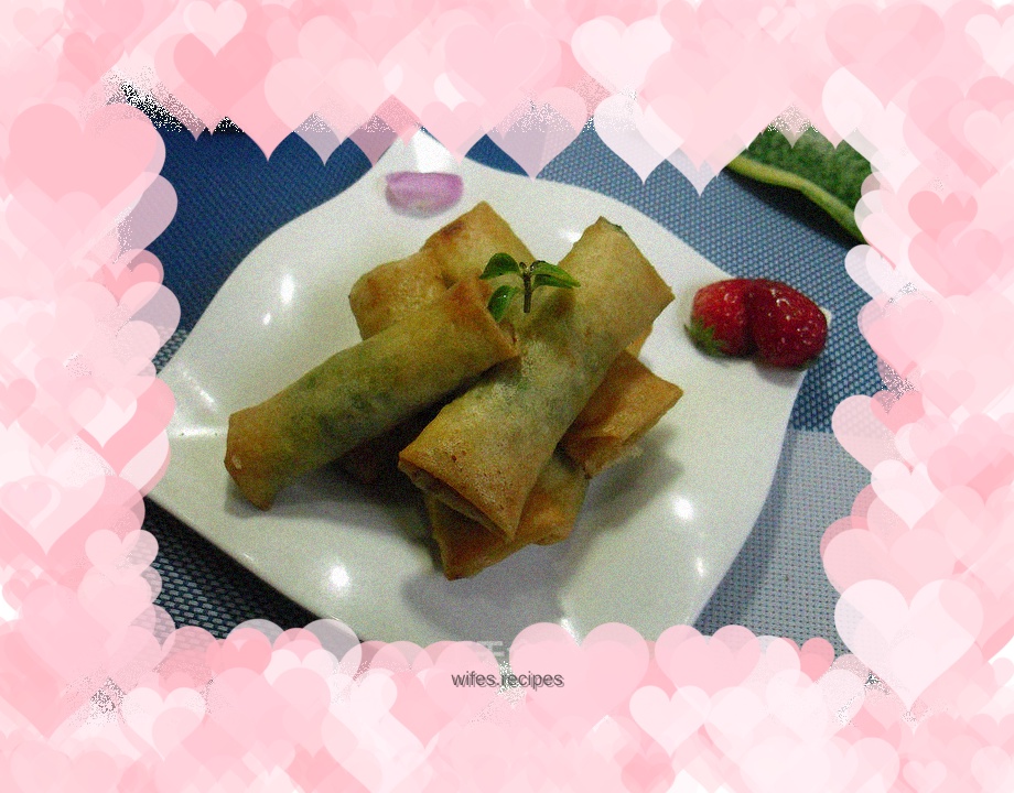 Shepherd's Purse Spring Rolls
