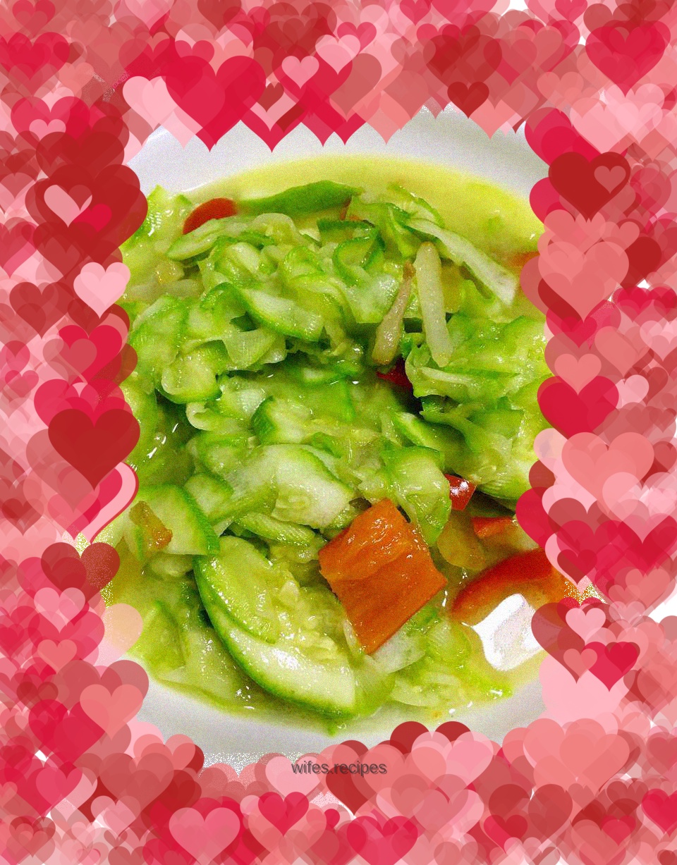 Stir-fried winter squash