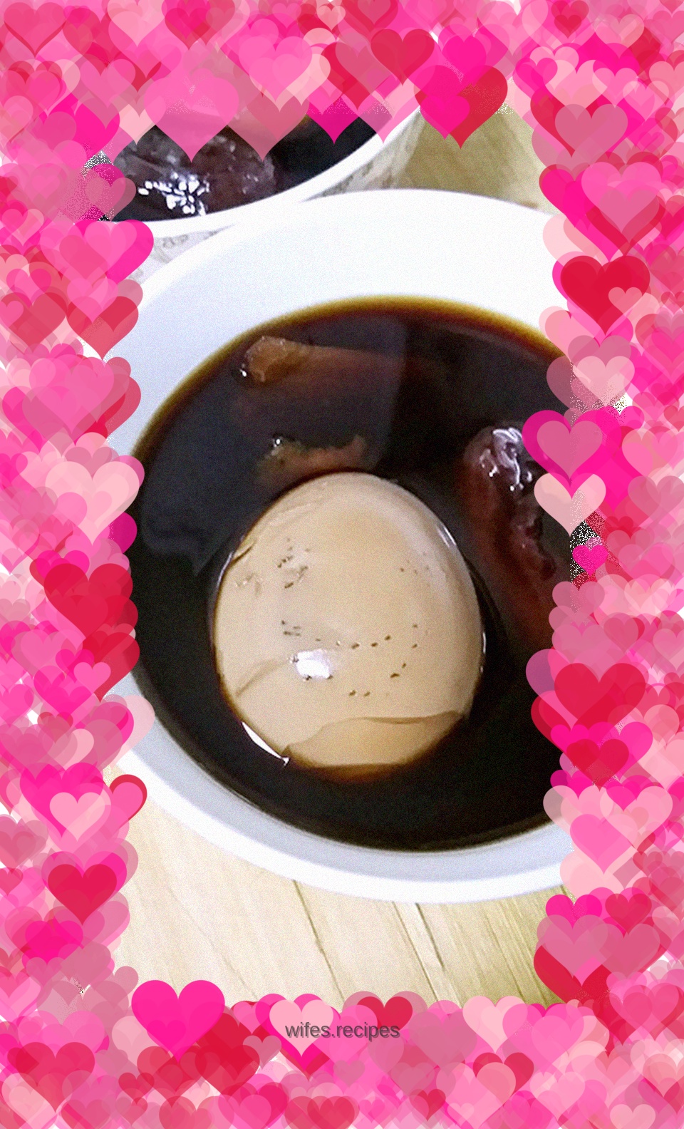 Angelica, brown sugar and boiled eggs