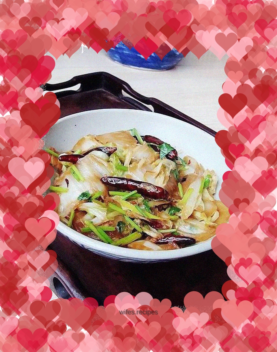 Spicy cabbage with soy sauce