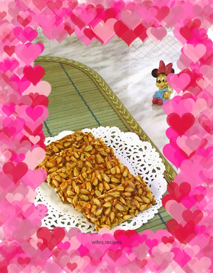 Melon seed flake candy